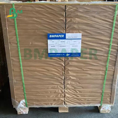 70#90# C2S Kertas Glossy Dilapisi Gloss Cover Untuk Majalah 13'' x 19'' Putih Tinggi
