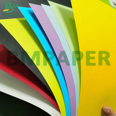 80GSM 110GSM Kemasan Warna-warni Kertas Kraft Kertas Kerajinan Bristol Berwarna Untuk Tas