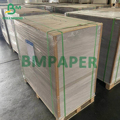 Papan Karton Kertas Dupleks OEM Satu Sisi Abu-abu Satu Sisi Dilapisi Lembaran Putih 200 - 450gsm