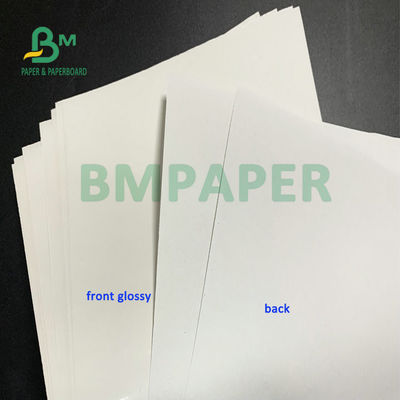 Kertas Dilapisi Gloss 80gsm Super Putih 1020mm 1365mm Jumbo Roll