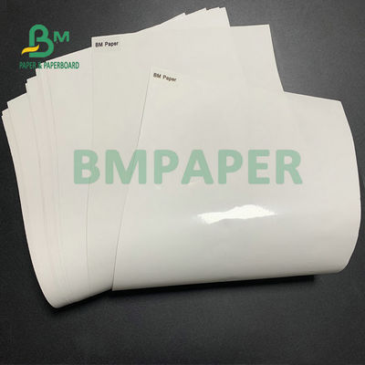 Kertas Dilapisi Gloss 80gsm Super Putih 1020mm 1365mm Jumbo Roll