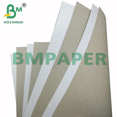 300gsm 400gsm 64x90cm Kertas Papan Dupleks Satu Sisi Dilapisi Abu-abu Kembali Untuk Pengepakan