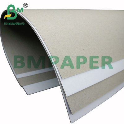 300gsm 400gsm 64x90cm Kertas Papan Dupleks Satu Sisi Dilapisi Abu-abu Kembali Untuk Pengepakan