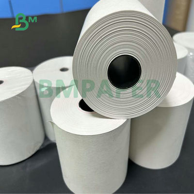 50Gr 55Gr 80 x 80mm 57 x 50mm Kertas Resi Termal Untuk Pencetakan Kertas Daftar ATM