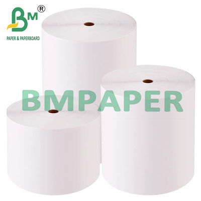 Kertas Glassine Dilapisi Silikon Liner Rilis Putih Untuk Stiker Berperekat