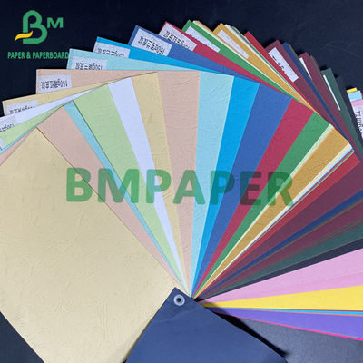 Kertas bertekstur 110gsm 150gsm 230gsm Printable Warna Cover Kertas purwargin pulp Sheets