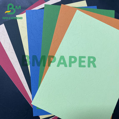 Kertas bertekstur 110gsm 150gsm 230gsm Printable Warna Cover Kertas purwargin pulp Sheets