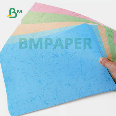 A3 A4 180gr 200gr Offset Printing Embossed Leather Grain Cover Cardboard Untuk Mengikat Cover