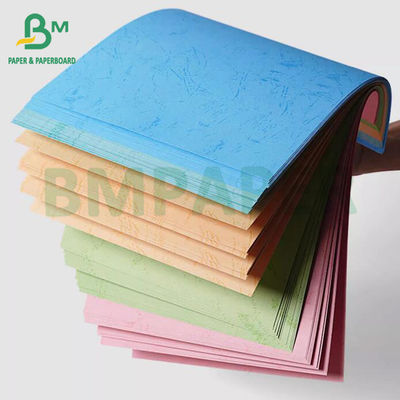 Warna-warni tidak dilapisi 230gm kulit kertas butiran A4 A3+ Binding Cover Paper