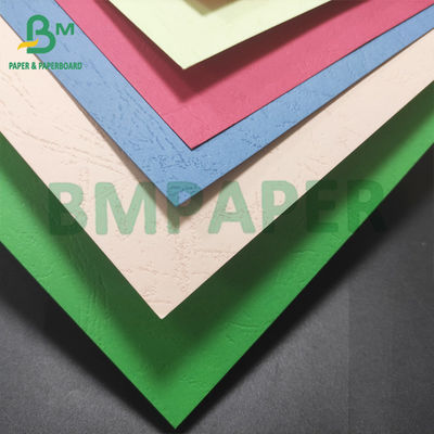 Warna-warni tidak dilapisi 230gm kulit kertas butiran A4 A3+ Binding Cover Paper