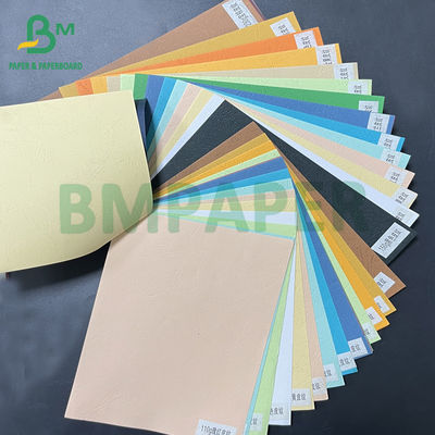 230gm Binding Craft Kulit Grain Board kertas tekstur berwarna