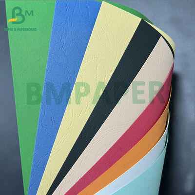 230gm Binding Craft Kulit Grain Board kertas tekstur berwarna