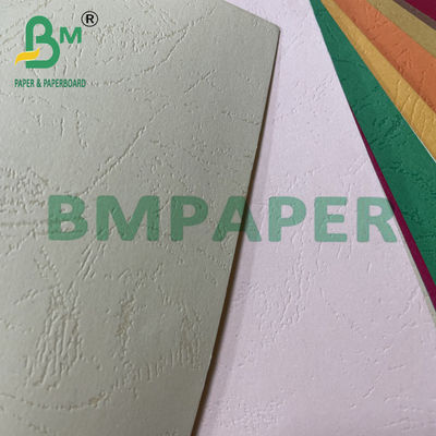 160g 180g tebal warna Bristol embossed kulit biji tutup kertas karton