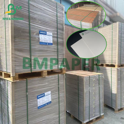 1mm 1.5mm 2.0mm Claycoated Board Dua sisi White Cardboard Grey Tengah 31 ′′ X 43 ′′ 787 mm X 1092 mm