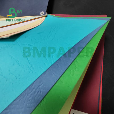 110gm 150gm Multi Color Textured Paper Cover Untuk Mengikat Buku 72 x 102cm
