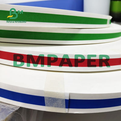 Kelas Makanan Virgin Pulp 28 GSM Putih Kraft Straw Wrapping Paper Rolling Untuk Kemasan Tembakau