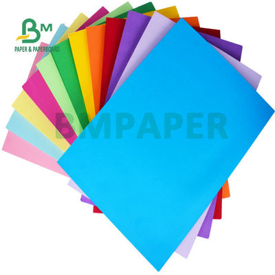 Berwarna-warni Tidak dilapisi 150g 180g Bristol Craft Paper Board Untuk Sampul Buku