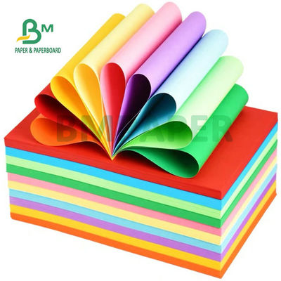 Berwarna-warni Tidak dilapisi 150g 180g Bristol Craft Paper Board Untuk Sampul Buku