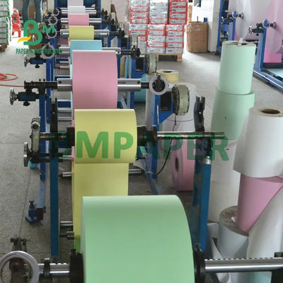 50 - 60g NCR Roll Carbonless Copy Paper CF CFB CB Paper 240mm 610mm 860mm lebar