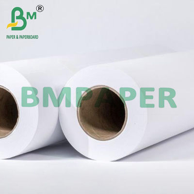 36 ′′ x 150 ′′ Plotter Paper 20LB Uncoated 96 Putih Cerah Untuk Insinyur
