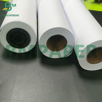 20lb Putih CAD Plotter Paper High Brightness Clean Bond Paper Untuk Teknik