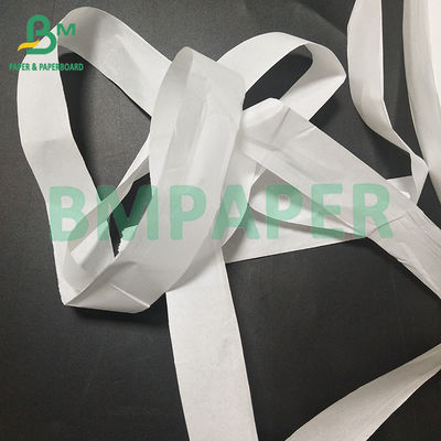 Biodegradable 28g Putih Food Safe Grade Straw Wrapping Paper Untuk Paket Straw