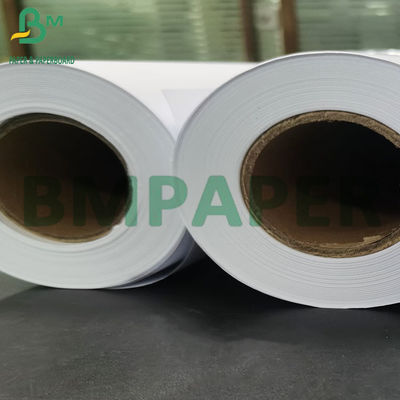 20lb Uncoated Putih CAD Plotter Kertas Teknik Roll Bond Kertas Untuk Pencetakan