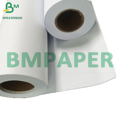 20lb Uncoated Putih CAD Plotter Kertas Teknik Roll Bond Kertas Untuk Pencetakan