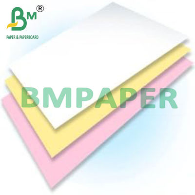 Kertas Komputer Berbentuk Kontinyu Tanpa Karbon Dengan Putih Pink Kuning