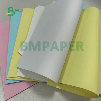 55 gram 60 gram NCR Paper Carbonless In Pink Kuning Putih Untuk Penerimaan 860 x 610mm