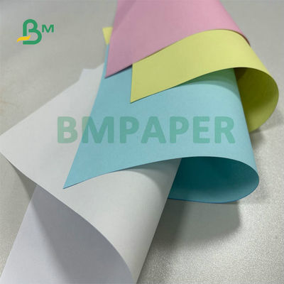 55 gram 60 gram NCR Paper Carbonless In Pink Kuning Putih Untuk Penerimaan 860 x 610mm