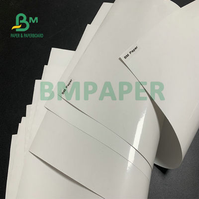 Glossy 80gsm 100gsm C1S Coated Chromo Paper untuk membuat stiker label