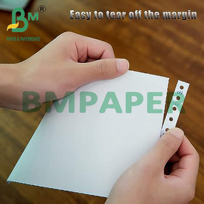 8.5 x 11 Inch Putih Pink NCR Carbonless Copy Paper Untuk Dot Matrix Printer