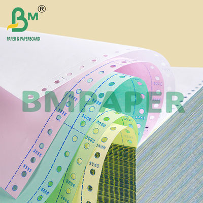 8.5 x 11 Inch Putih Pink NCR Carbonless Copy Paper Untuk Dot Matrix Printer