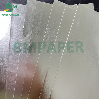 Lempar 80gm Kekuatan Basah Perak Emas Aluminium Metallized Paper