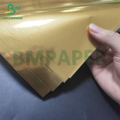 65gm Perak Dan Emas Metallized Wet Strength Paper Untuk Label Bir