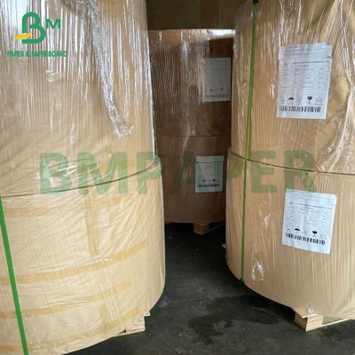 Pengemasan Makanan Beku Kertas Kraft Putih Lapisan Kraft Kembali Untuk Kotak Makanan