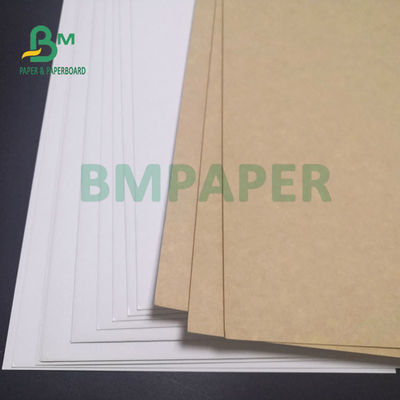300gm Brown White CKB Board Untuk Paket Makanan Beku Ketahanan yang baik 74 x 106cm