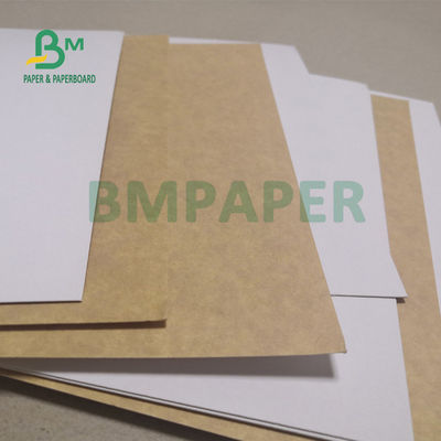 270gm Lapisan Putih Atas Kraft Back Paper Board Untuk Take Away Kotak Aman Makanan