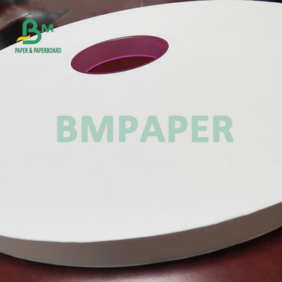 28gm Kertas putih Food Grade Untuk bungkus sedotan 30mm 35mm Ramah lingkungan