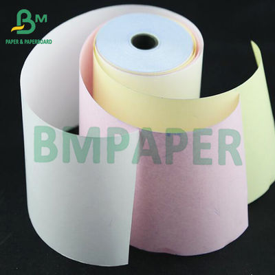 Putih Pink Kuning Karbonless Copy Paper 50g Untuk 60gm CCP Untuk RUU