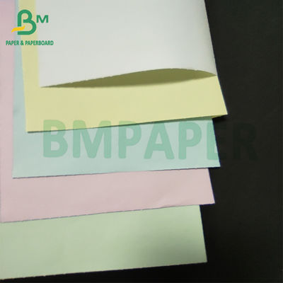 Putih Pink Kuning Karbonless Copy Paper 50g Untuk 60gm CCP Untuk RUU