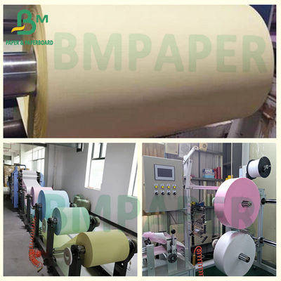 Putih Pink Kuning Karbonless Copy Paper 50g Untuk 60gm CCP Untuk RUU