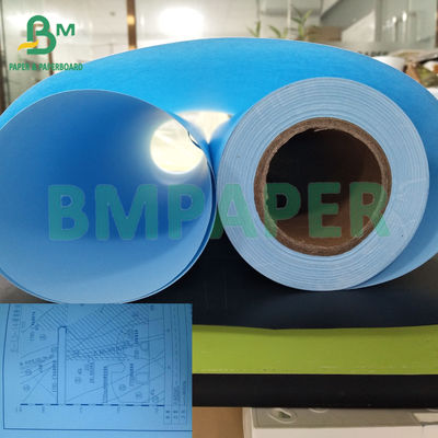 Reproduksi yang baik Kertas cetak biru sisi ganda 36 ′′ × 50 yard Core bergulir 2 inci