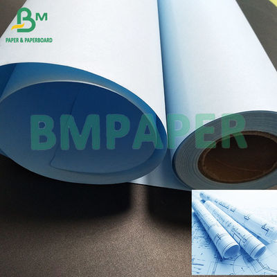 Reproduksi yang baik Kertas cetak biru sisi ganda 36 ′′ × 50 yard Core bergulir 2 inci