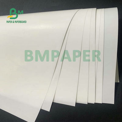 60gm 90gm Kekuatan Lembab Tinggi C1S Label Kertas Putih Bayangan Dalam Gulung