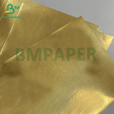 70gm tahan basah Emas Aluminium Metallized Beer Laber Paper