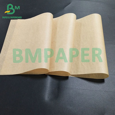 Brown waterproof greaseproof tahan suhu tinggi dan bahan makanan kertas