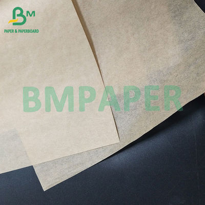 Brown waterproof greaseproof tahan suhu tinggi dan bahan makanan kertas