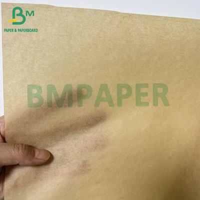 35gm 40gm Brown Oil And Grease Resistant Food Wrapping Kraft Paper